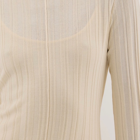 DISSH- SYLVIA CREAM KNIT MIDI DRESS - Picture 4 of 4